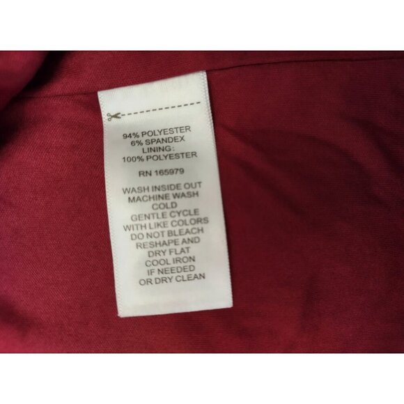 Cable & Gauge Women's Red Sequin Short Sleeve Top, Small. NWT. Made in China. - Picture 5 of 10